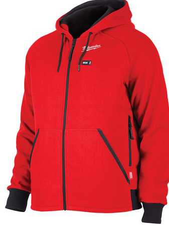 M12 Red Milwaukee Heated Hoodie