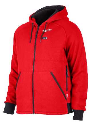 M12 Heated Hoodie Red Large