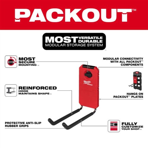 Milwaukee Packout 9" Straight Hook